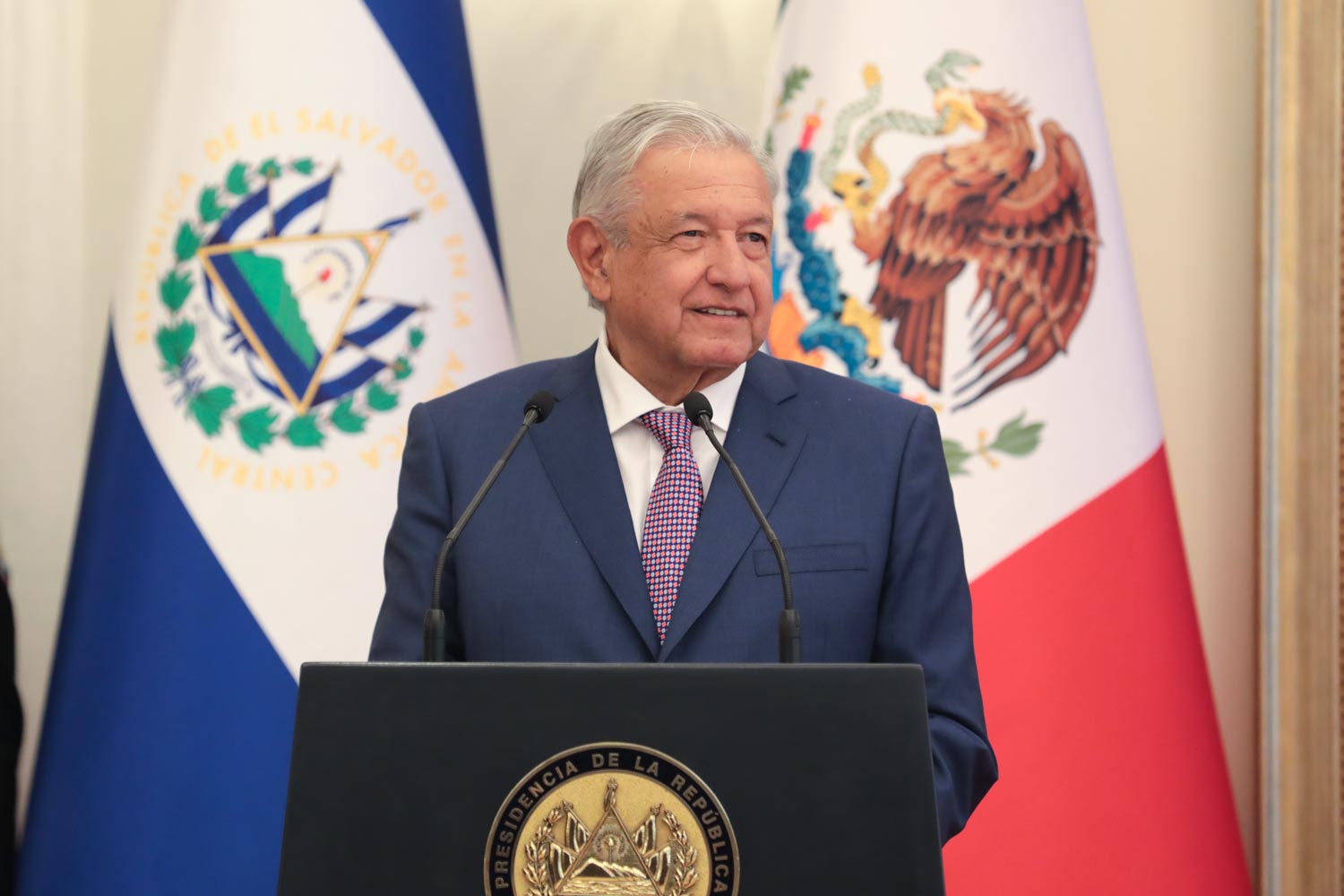 Лидер Мексики в Сальвадоре. Сан-Сальвадор. 6 мая 2022 года