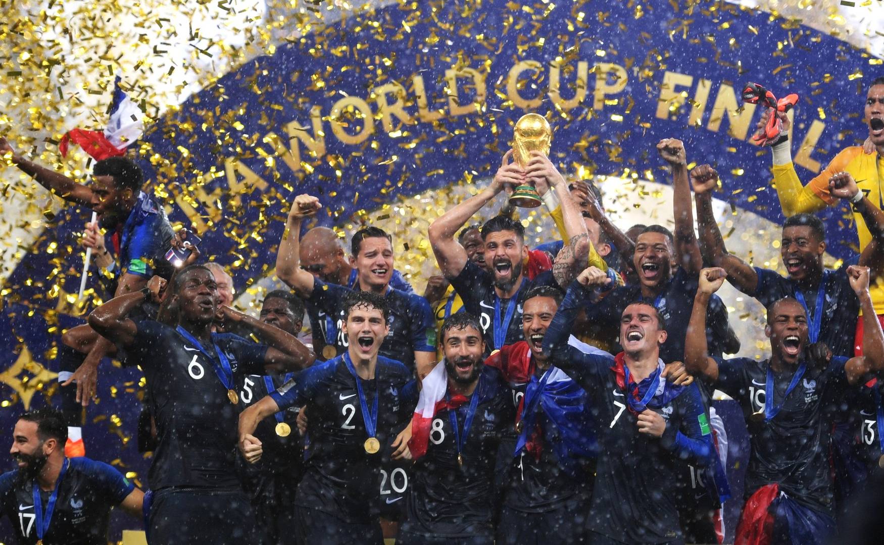 Франция чемпион мира по футболу в России 2018