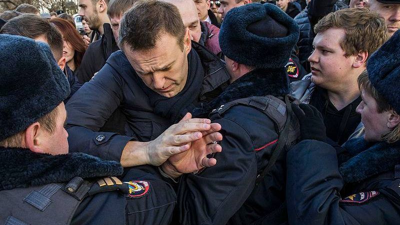 Задержание лидера оппозиции России Алексея Навального 26 марта 2017