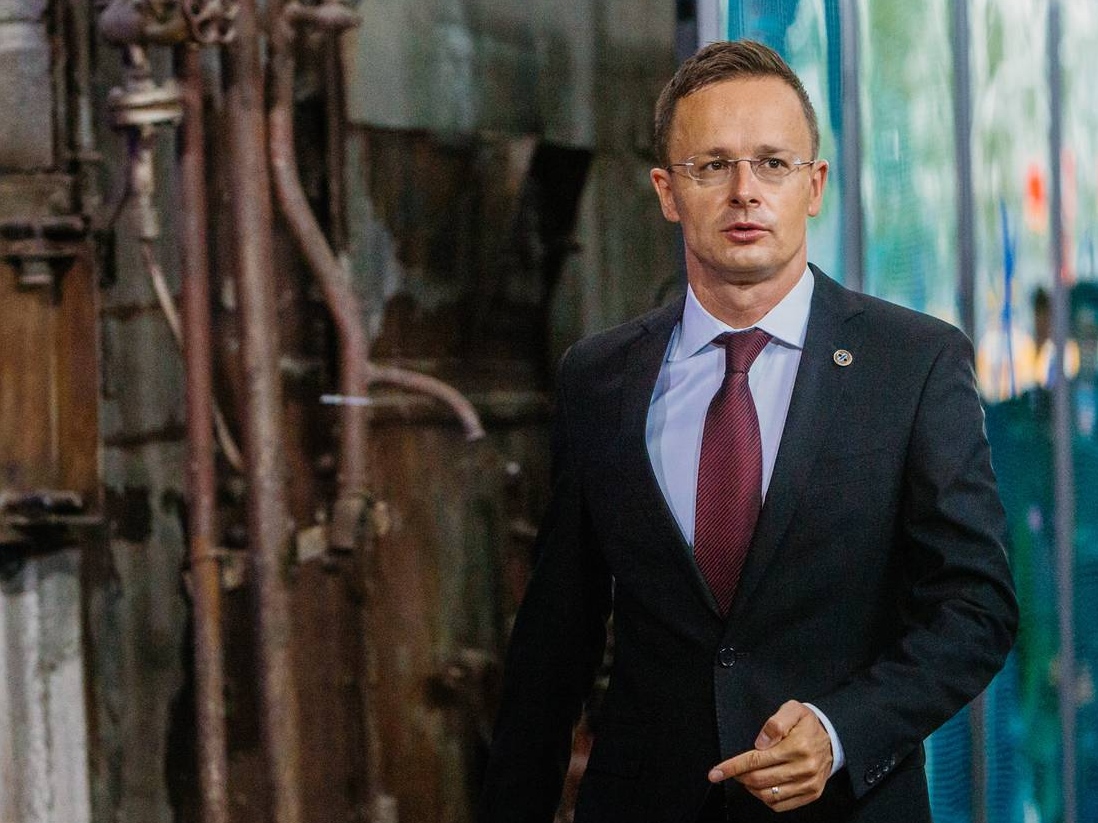 Министр иностранных дел Венгрии Петер Сийярто