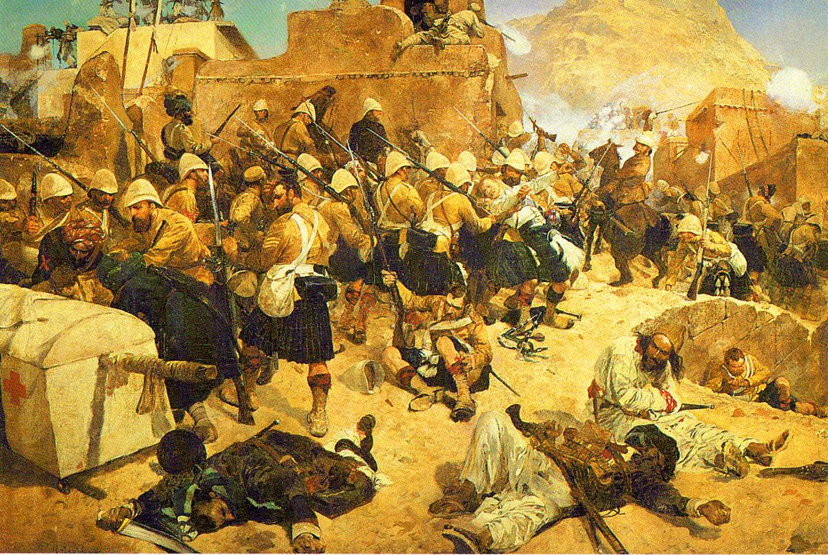 Ричард Вудвил. Битва в Афганистане. 1880  