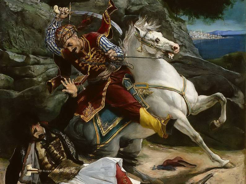 Орас Верне. Сражение между греком и турком (фрагмент)