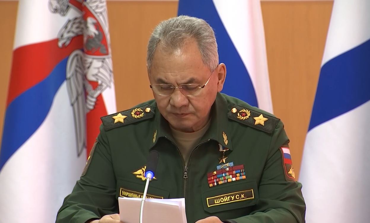 Министр обороны России Сергей Шойгу в Североморске