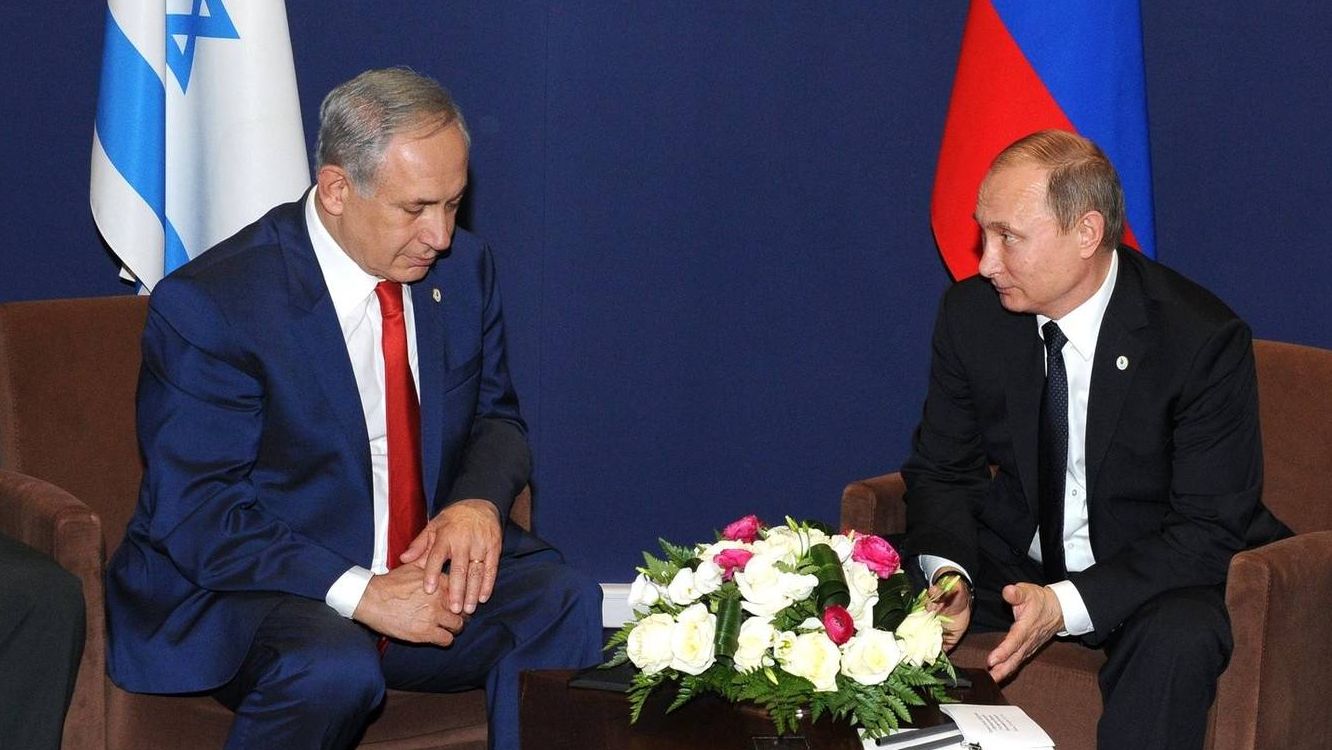Биньямин Нетаньяху и Владимир Путин. 30.11.2015