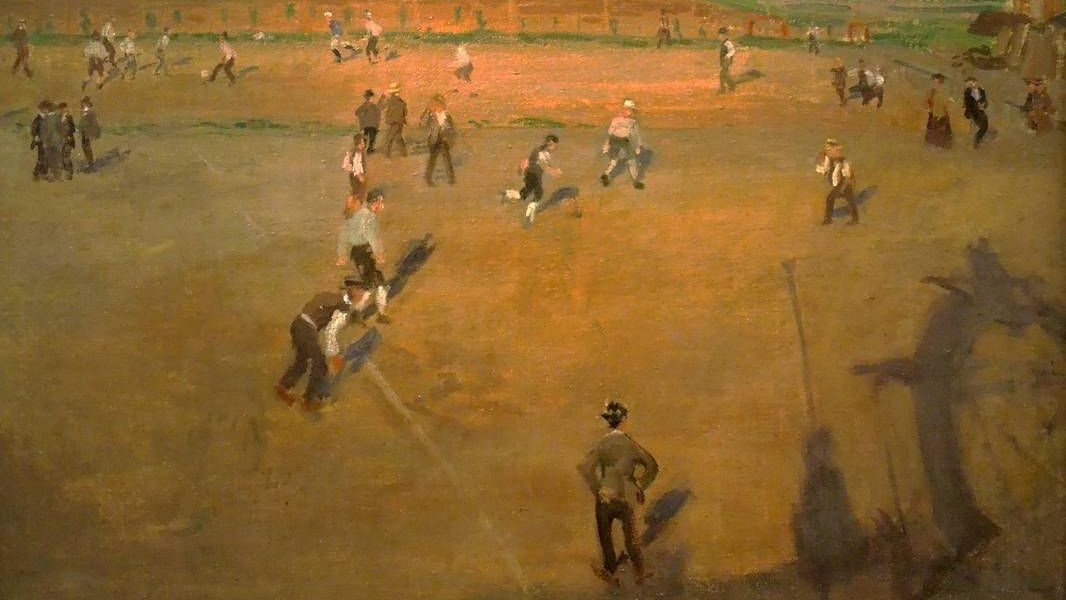 Милош Йиранек Футбольный матч. Между 1901 и 1902 годами