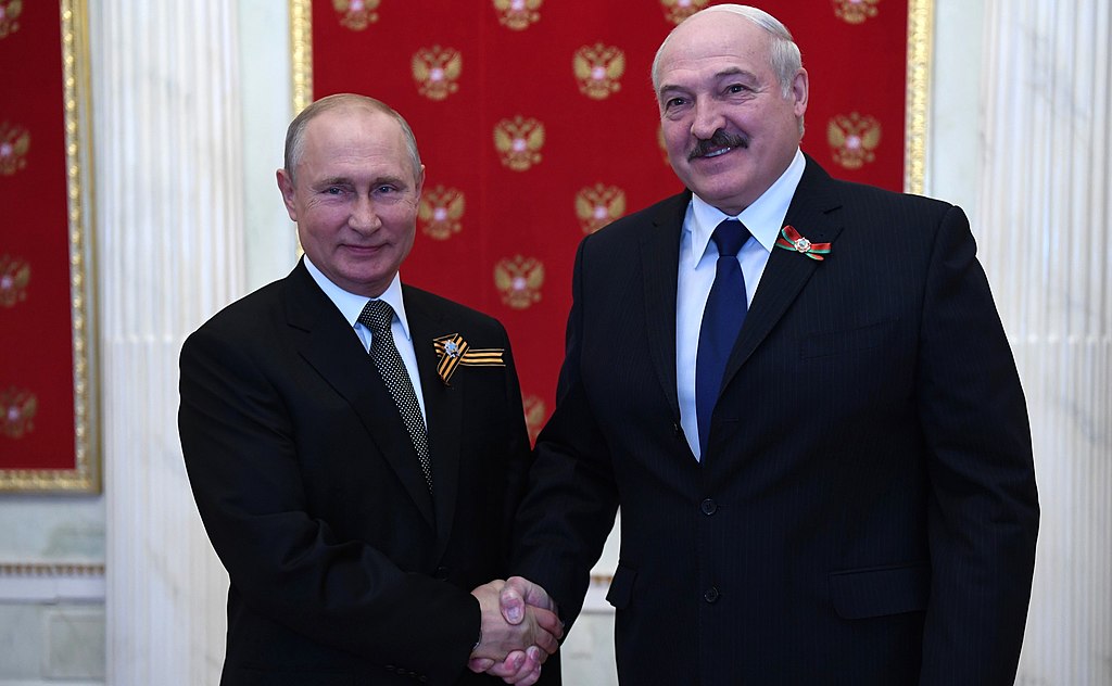 В. Путин и А. Лукашенко