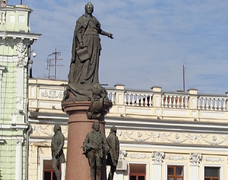 Памятник российской императрице Екатерине II. Одесса