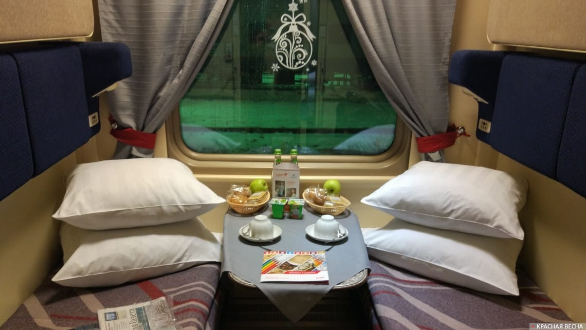 Кровать из вагона поезда
