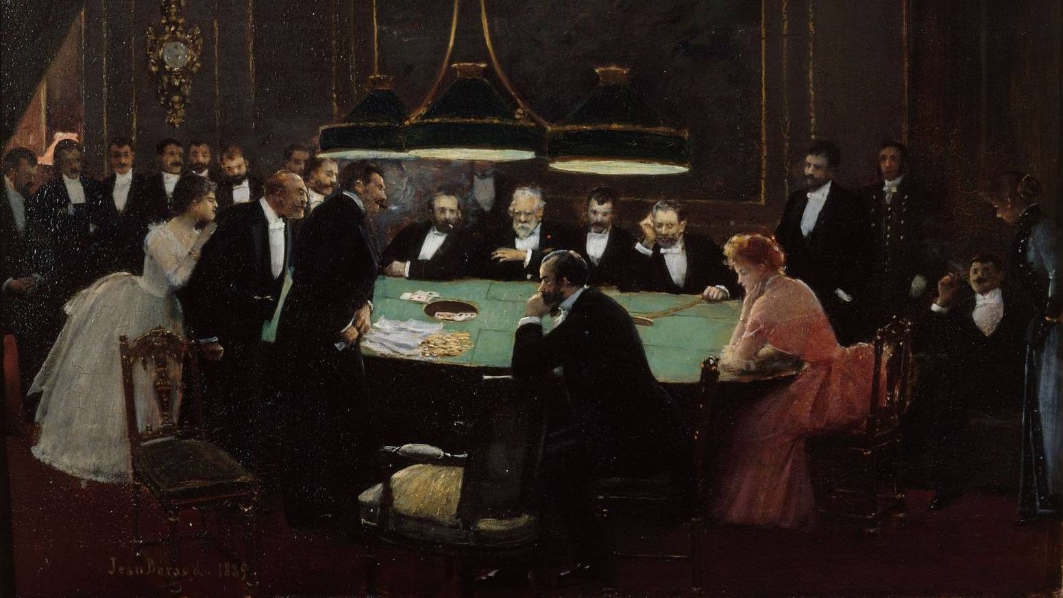 Жан Беро. Зал для игры в казино. 1889