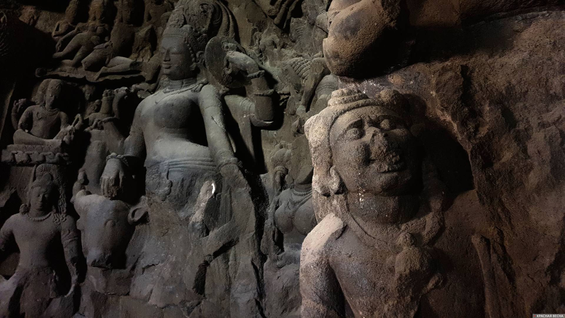 Пещерный храм Шивы. Махараштра. Индия.15.01.2020