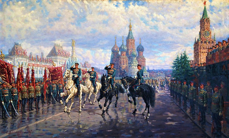 Сергей Богаткин. Парад Победы. 1947
