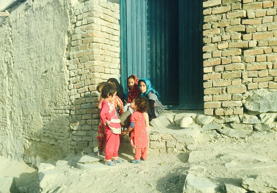 Кабул, детей, бедности