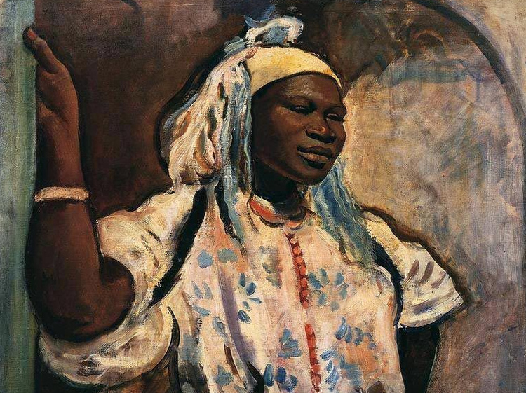 Зинаида Серебрякова. Марокканка в белом. 1928