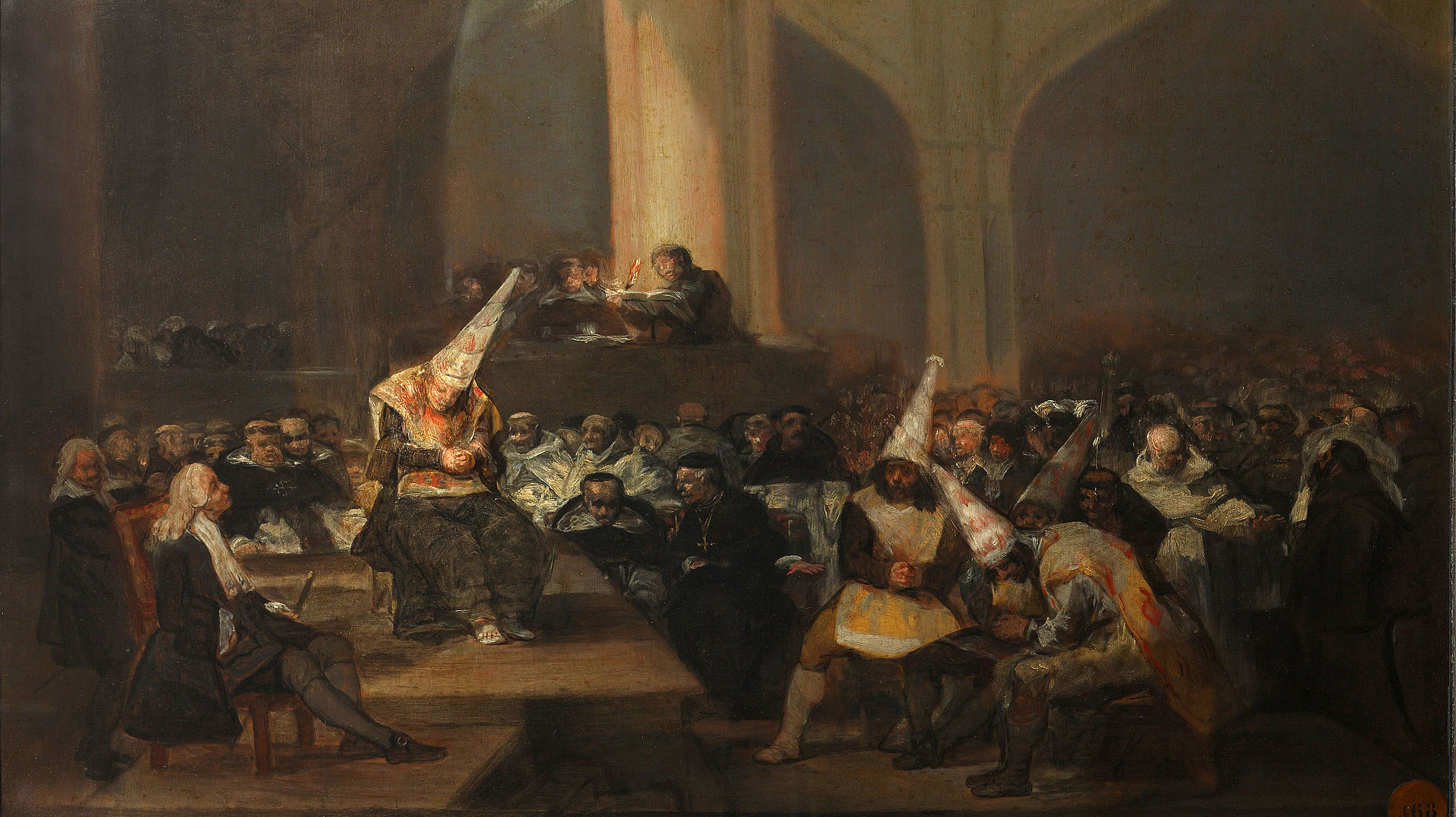 Франсиско Гойя. Трибунал инквизиции. 1812-1819