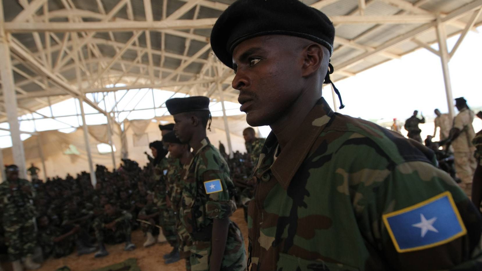 Сомалийские солдаты.