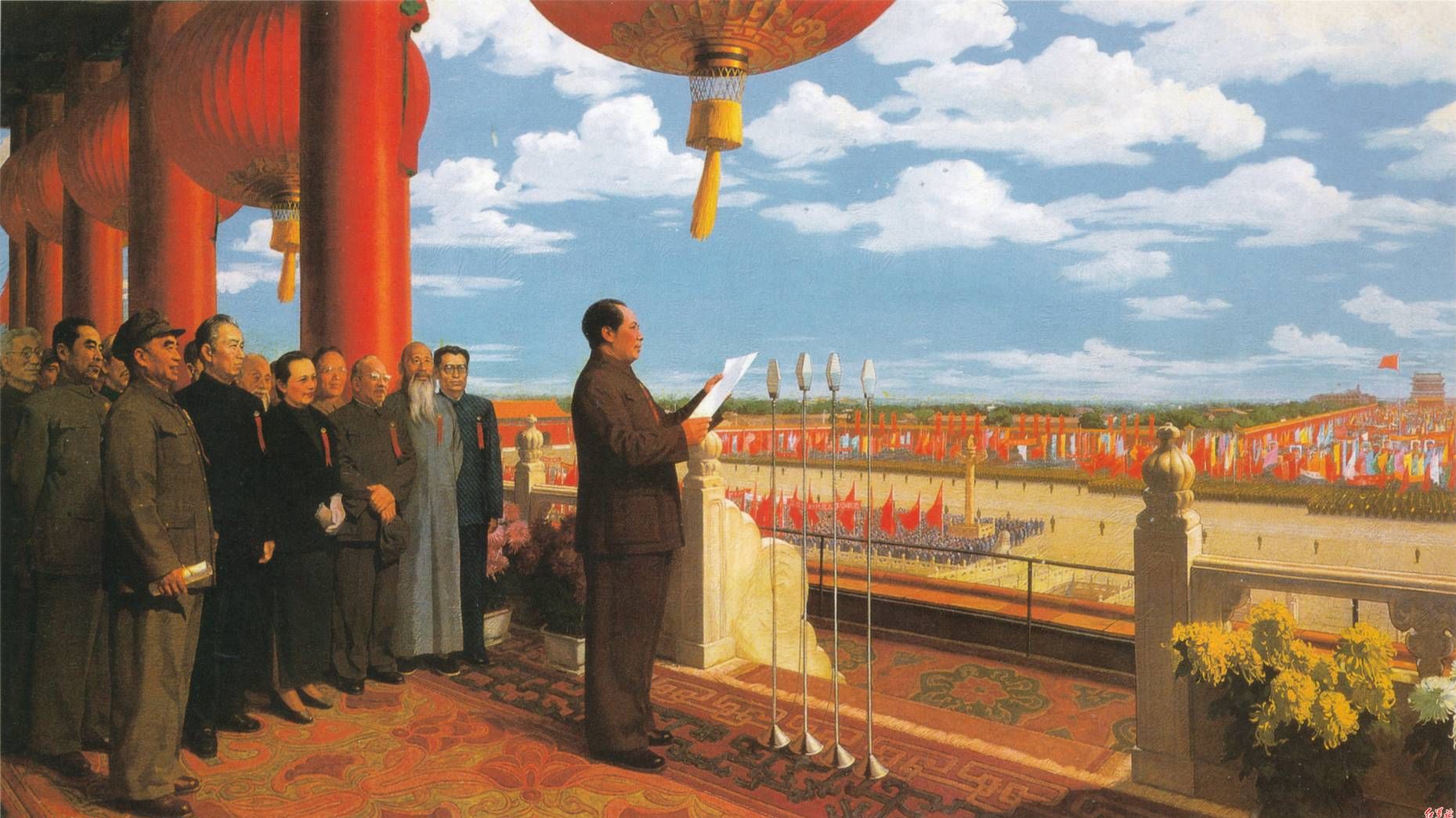 Тяньаньмэнь. Плакат КНР