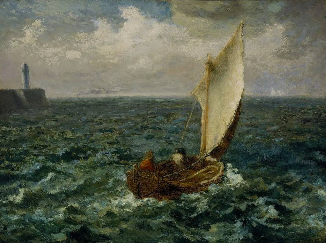 Жан-Франсуа Милле. Рыбацкая лодка. 1871