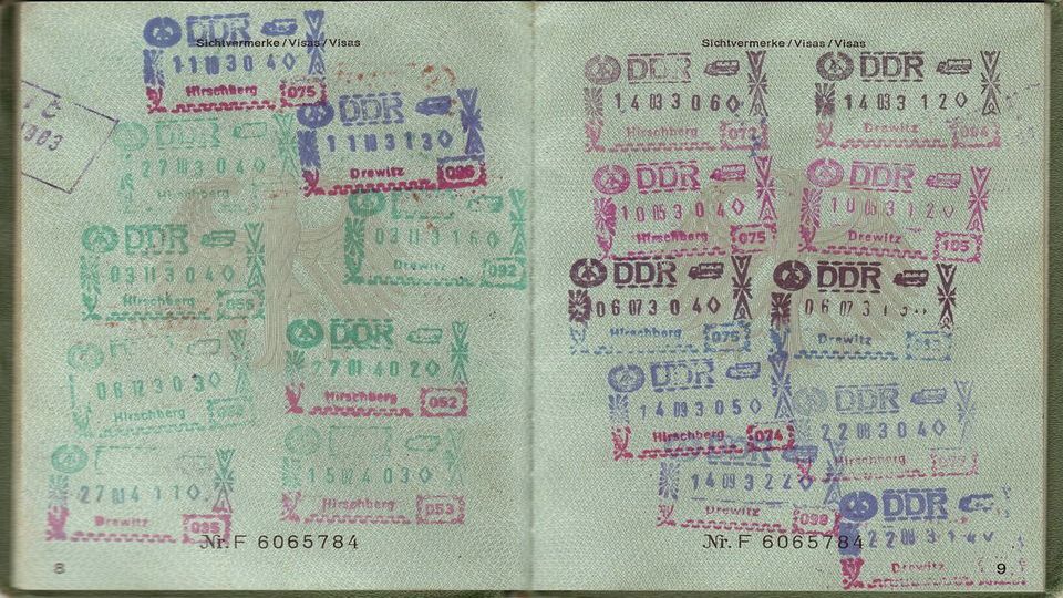 Паспорт с визами стран