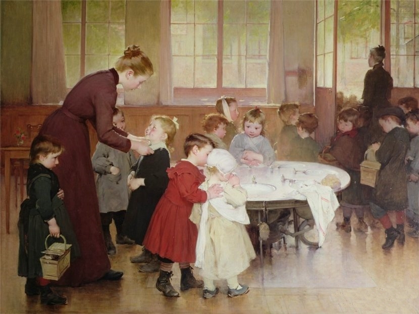 Генри Жюль Жан Жоффруа. Детский сад. 1898