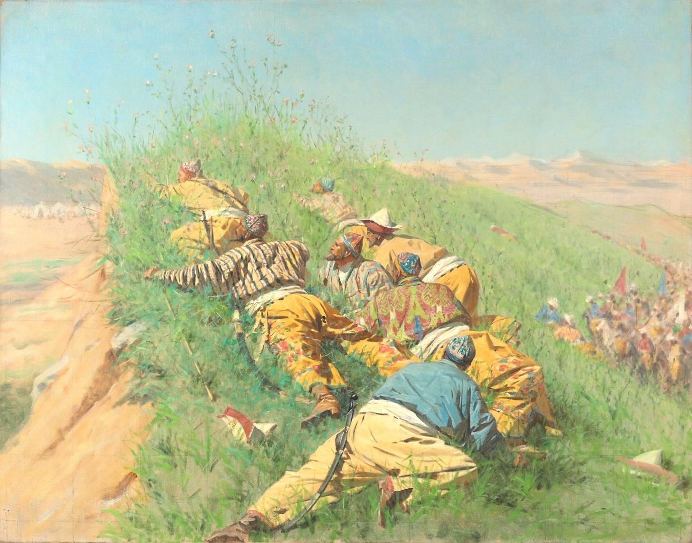 Василий Верещагин. Высматривают