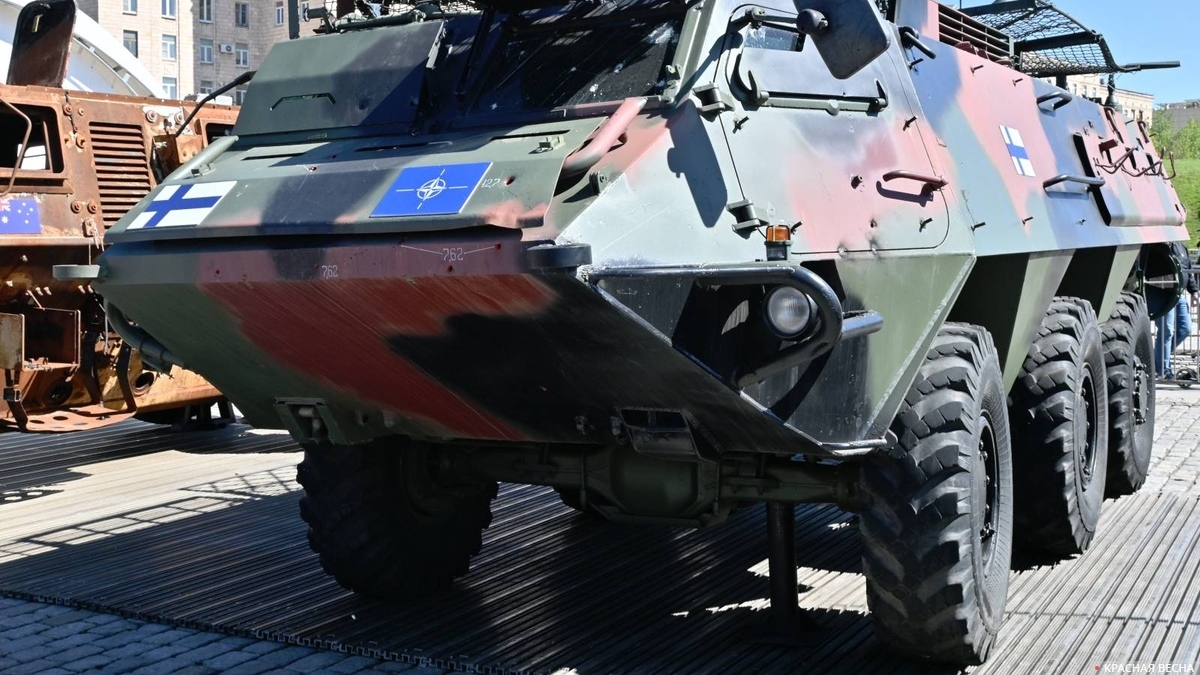 Финский БТР XA-180. Трофей армии России