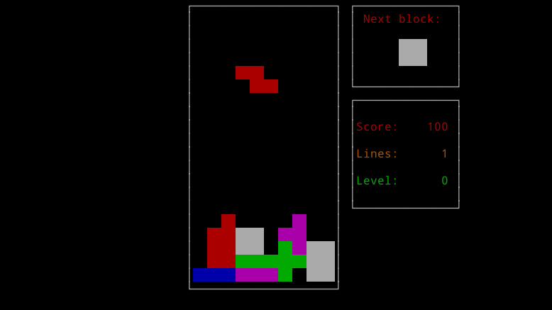 «Тетрис» на Linux
