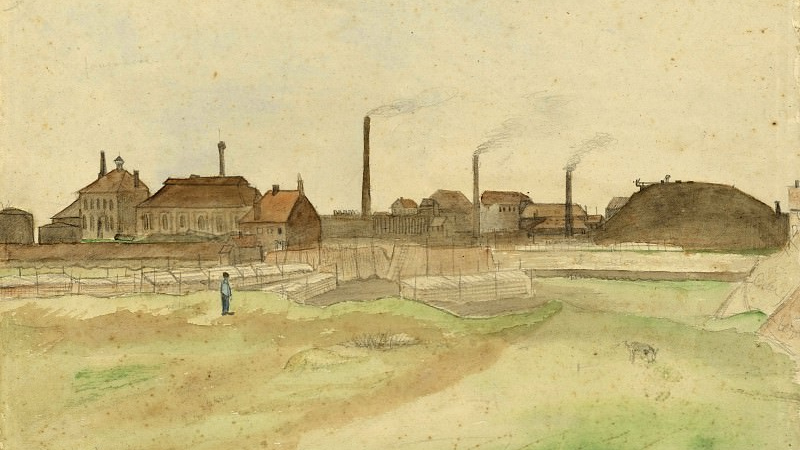 Винсент Ван Гог. Угольная шахта в Боринаже (фрагмент). 1879