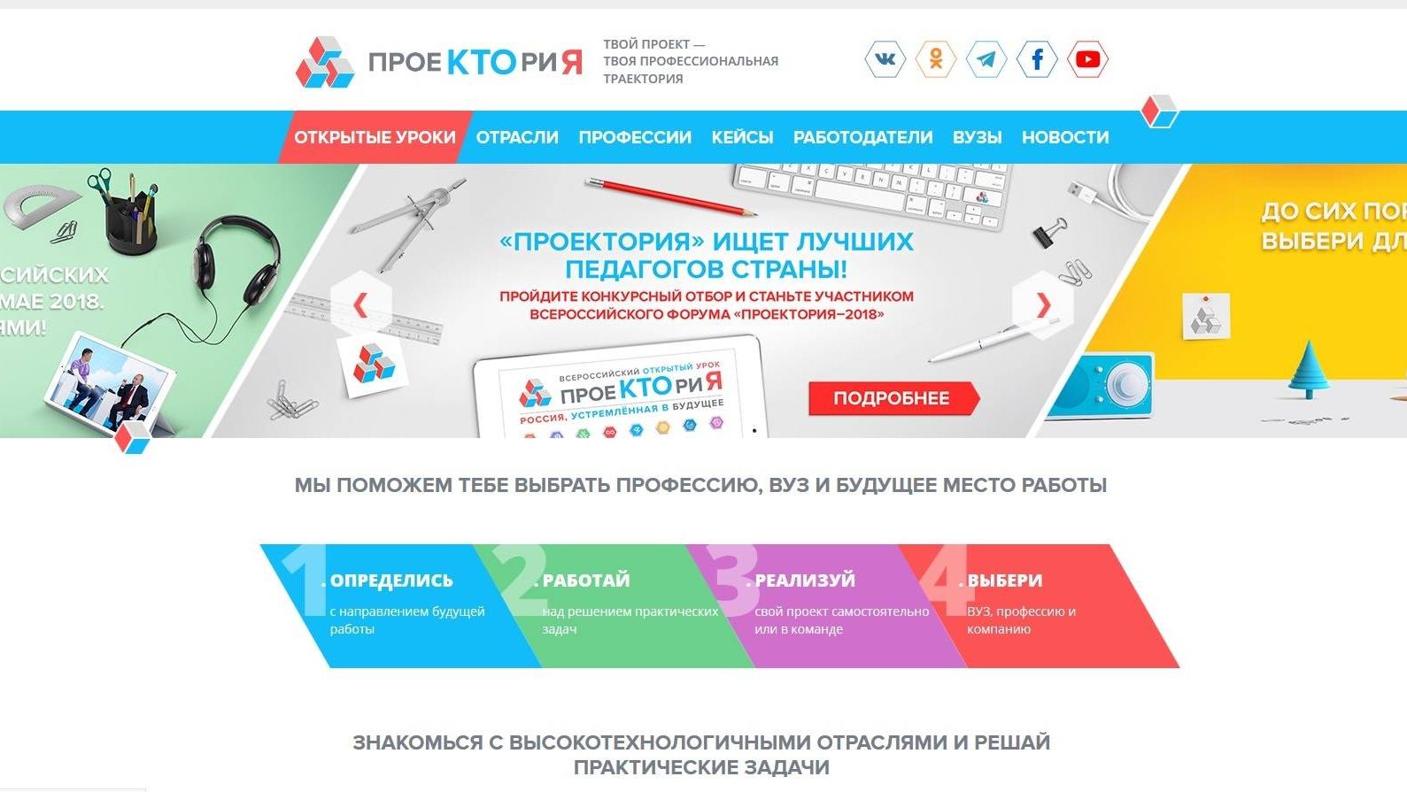 Проектория профессии