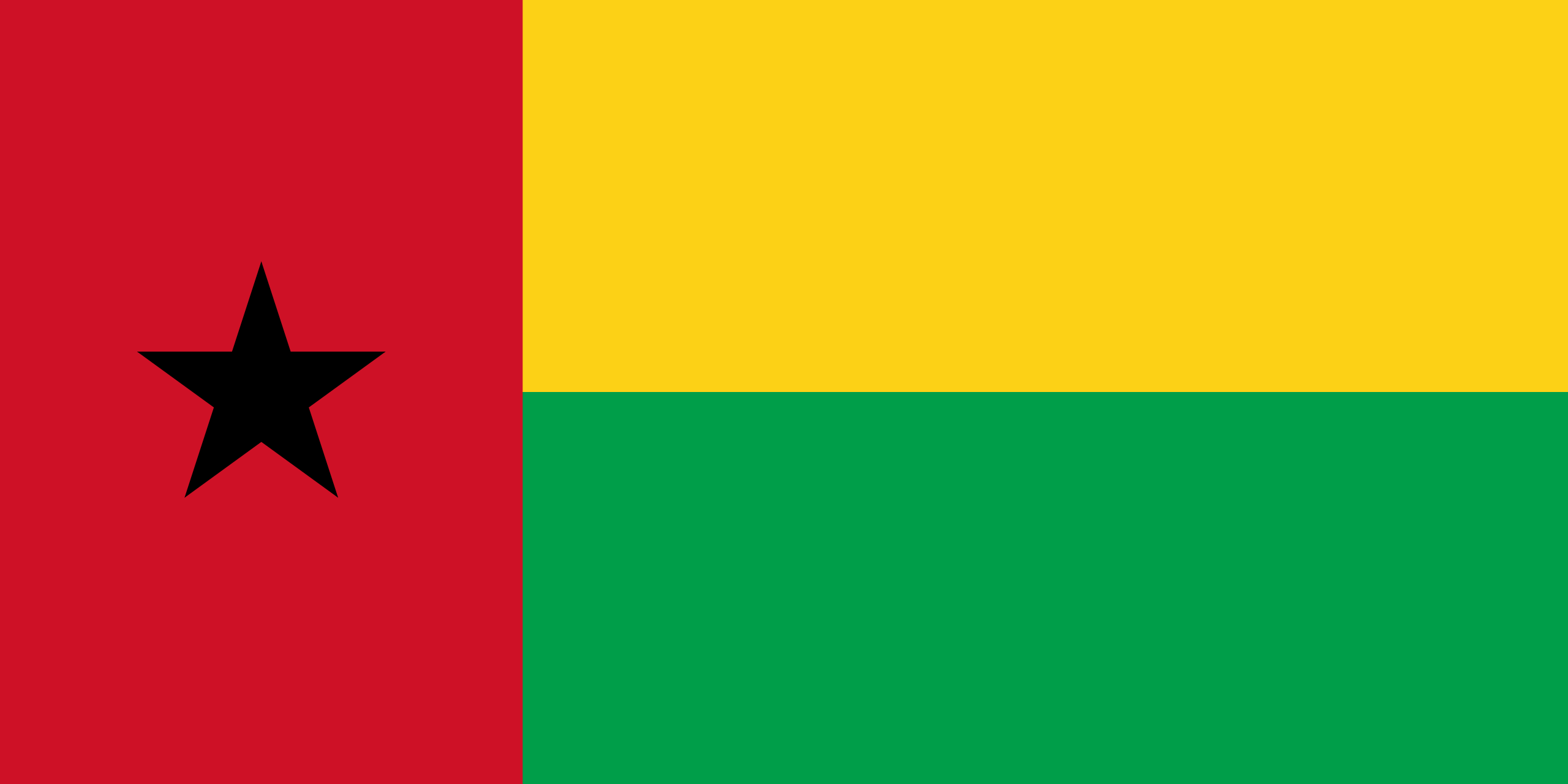 Флаг респу́блики Гвине́я-Биса́у wikipedia.org