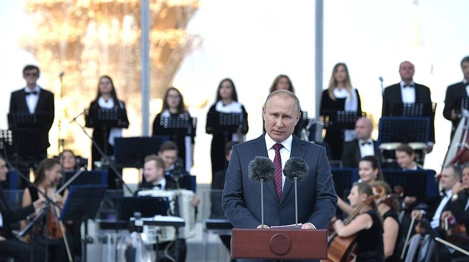 Владимир Путин на торжественных мероприятиях на ВДНХ, посвященных празднованию Дня Москвы