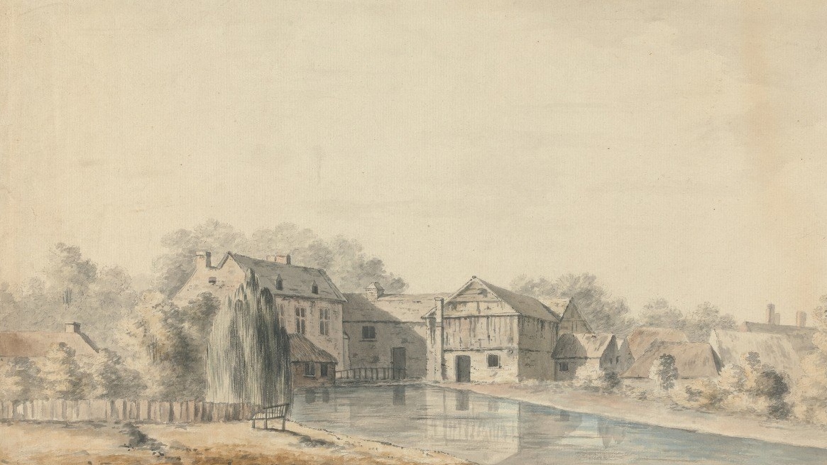 Роберт Удни. Бумажная фабрика в Рикмансуорте (фрагмент). XVIII век
