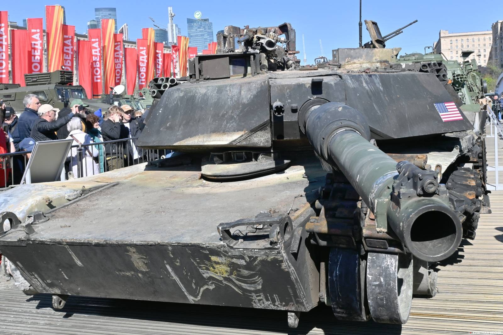 Танк M1A1 «АБРАМС», США. Трофей армии России