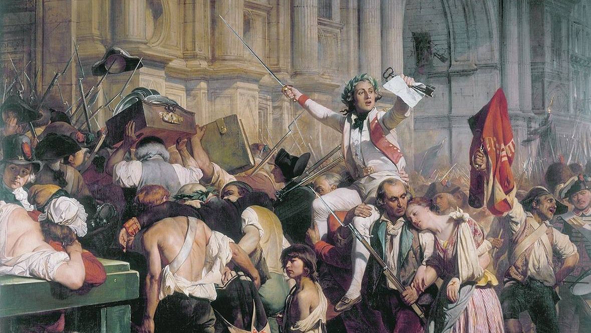 Поль де Ларош. Взятие Бастилии. 1839