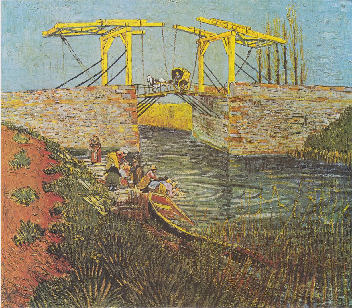 Винсент Ван Гог. Мост фон Ланглуа в Арле. 1888