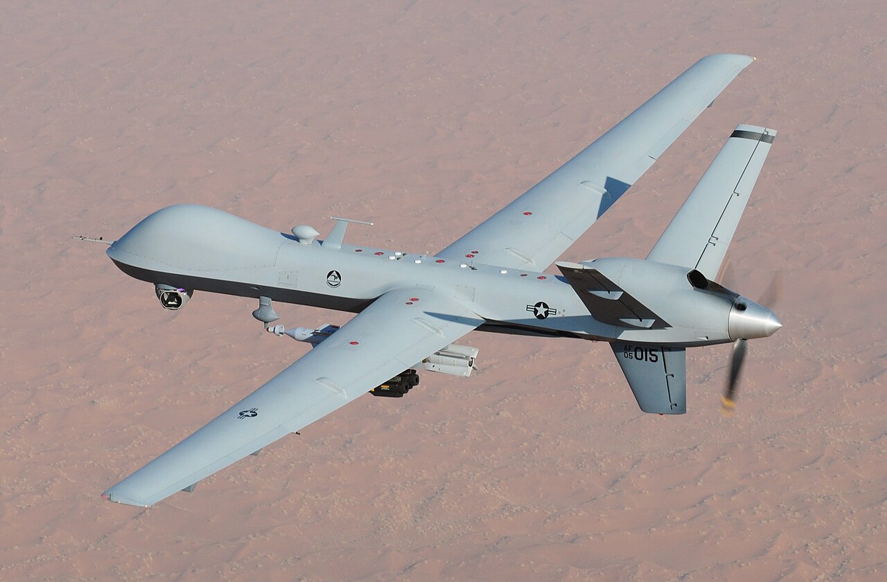MQ-9 Reaper во время боевого вылета