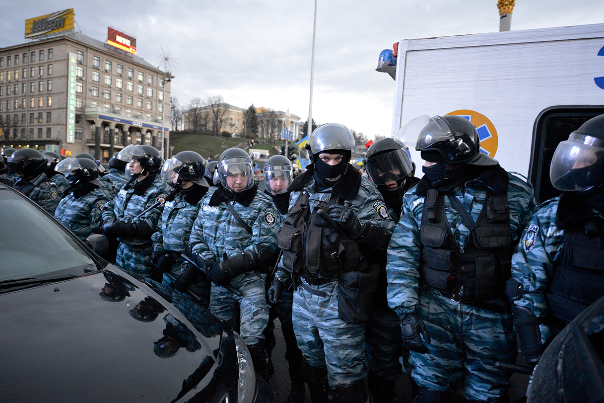 Беркут в Киеве. 29 ноября 2013