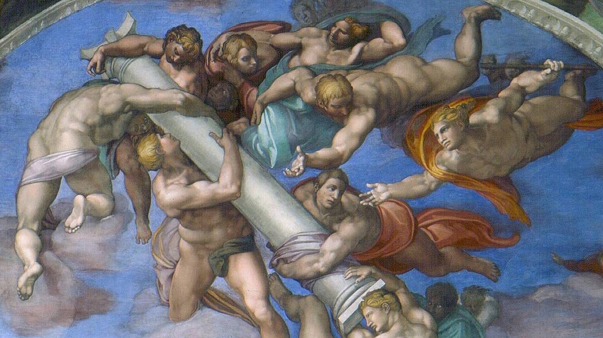 Микеланджело Буонарроти. Страшный суд (фрагмент) 1536 -1541 гг.