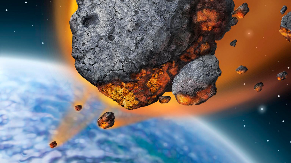 Приближение астероида к Земле