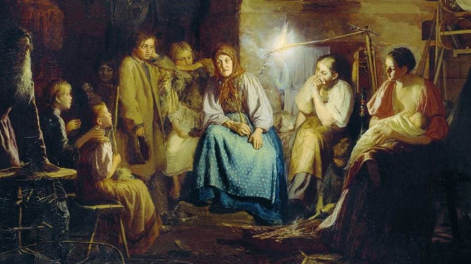 Василий Максимов. Бабушкины сказки. 1867
