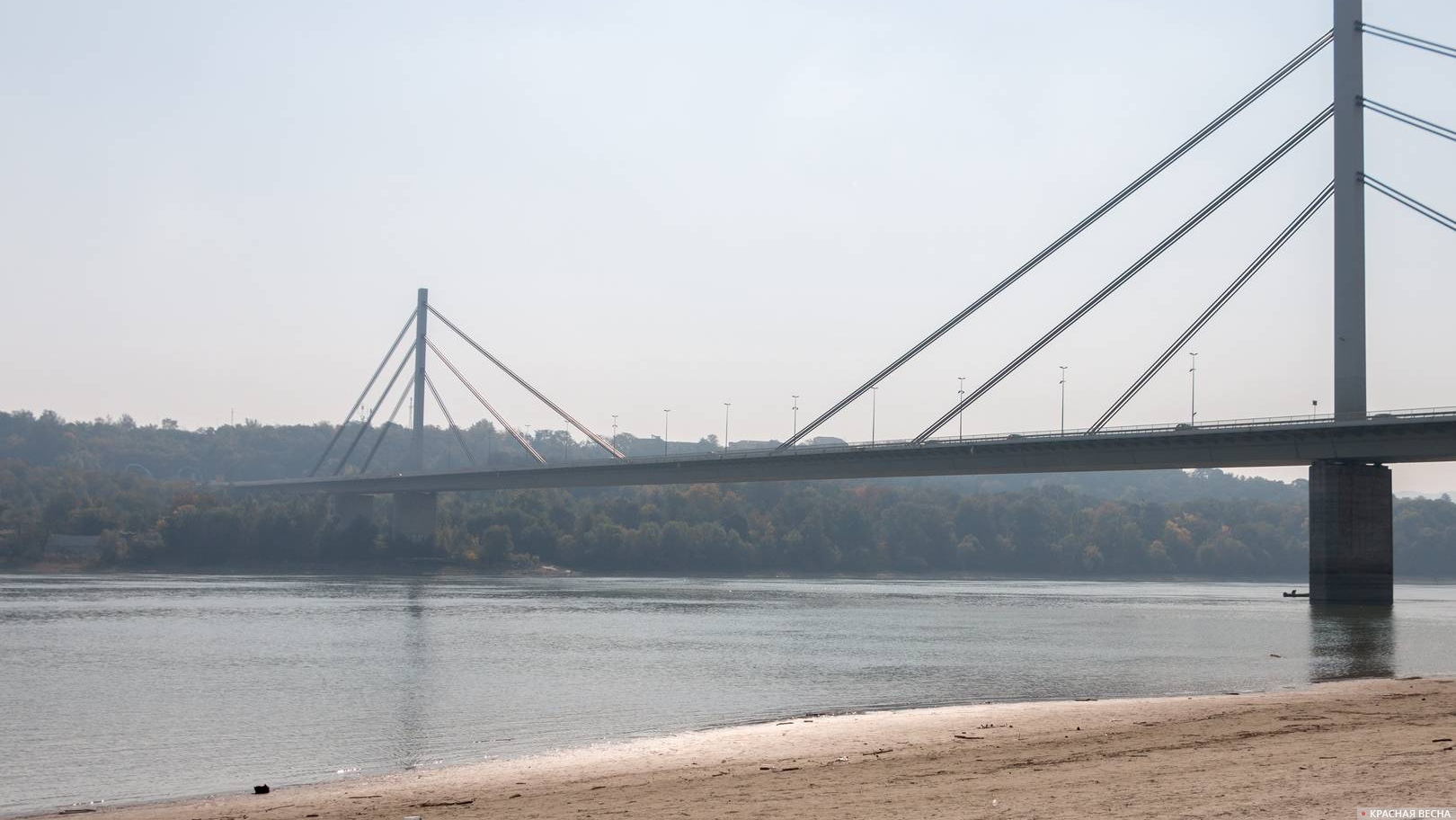 Мост Свободы. Дунай. Нови-Сад. Сербия. 2018