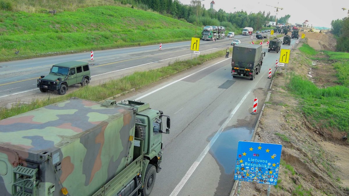 В Литву перебросят на учении более 650 единиц военной техники Бундесвера