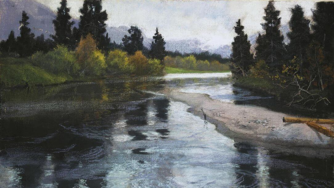 Фриц Таулов. Река (фрагмент). 1883