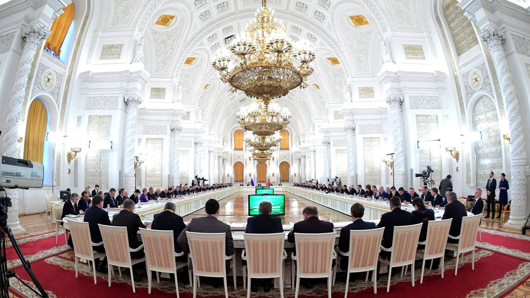 Зал для заседаний Совета безопасности РФ