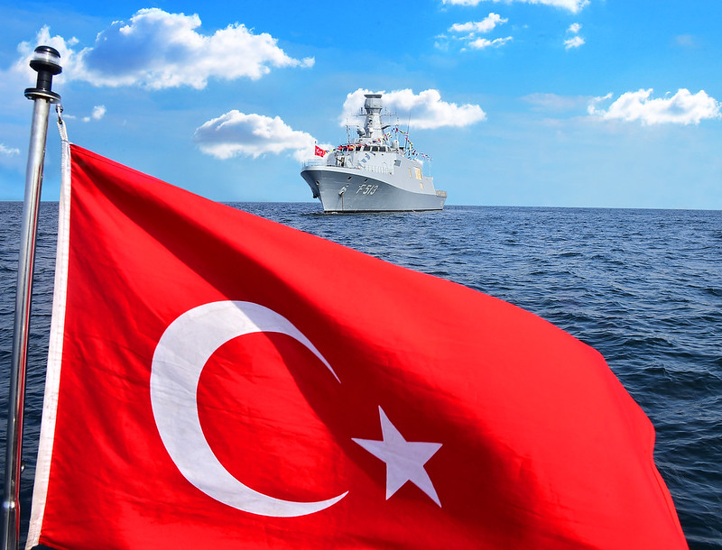 Корабль ВМФ Турции. Фото: (сс) пресс-служба Министерство обороны Турции