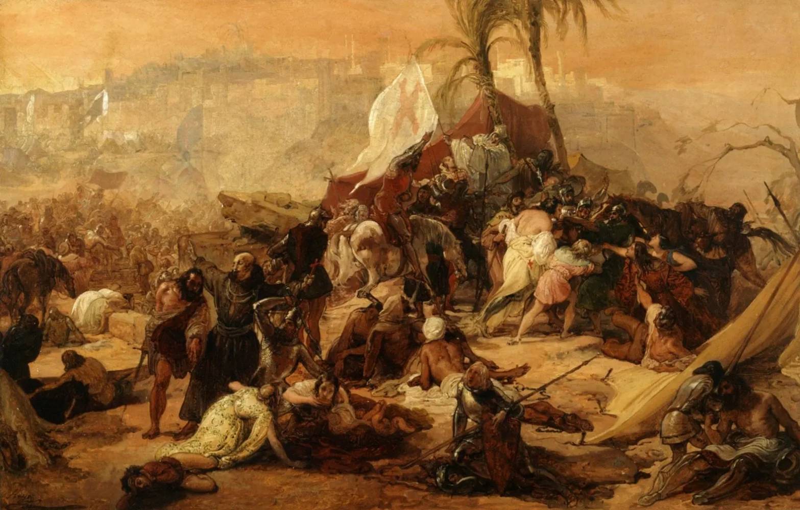 Франческо Айец. Седьмой крестовый поход на Иерусалим. 1850