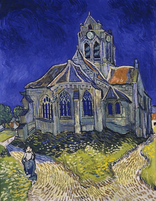 Винсент Ван Гог. Церковь в Овере. 1890