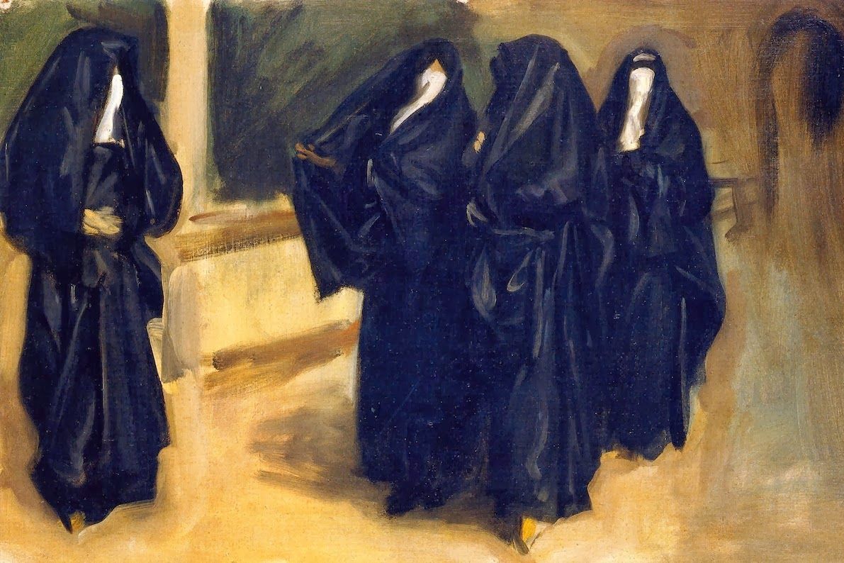 Джон Сингер Сарджент. Четыре арабские женщины. 1891