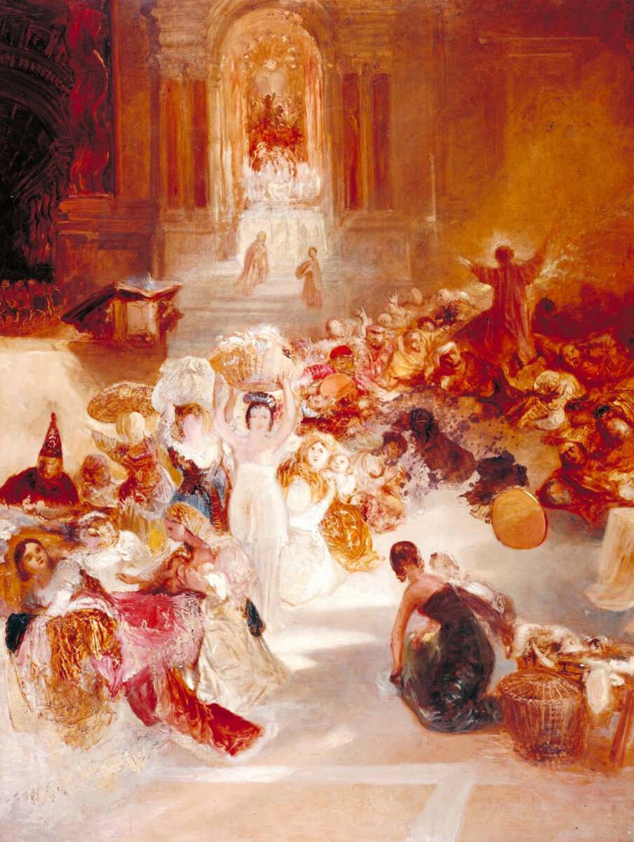 Уильям Тёрнер. Изгнание торговцев из храма