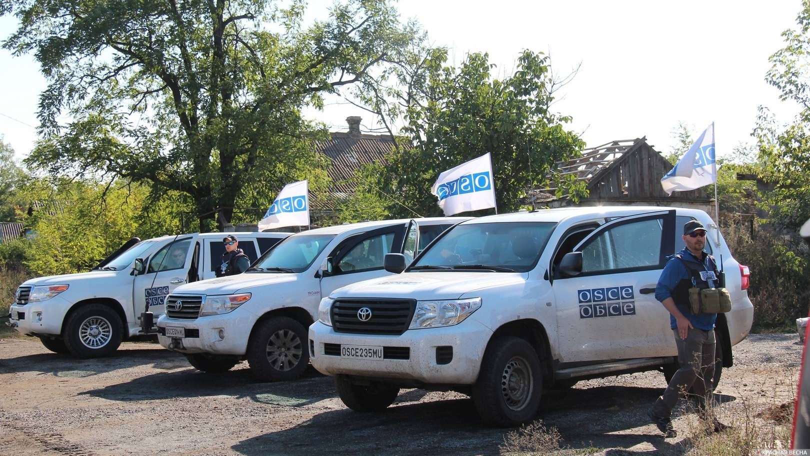 ОБСЕ. Разведение сторон (архивное фото)