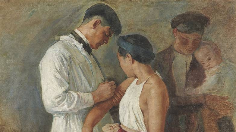 Виктор Тардьё. Вакцинация. 1923